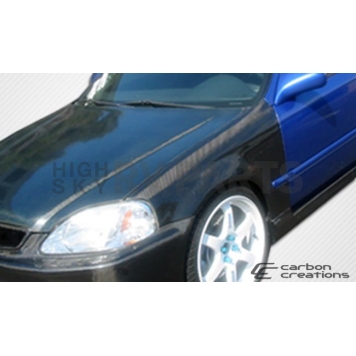 Extreme Dimensions Hood - Gloss Carbon Fiber Black - 102066-4