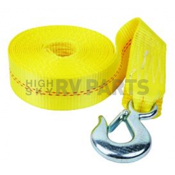 Fulton Trailer Winch Hook Strap - Nylon Webbing Yellow - WS20HD0600