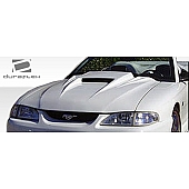 Extreme Dimensions Hood - Primered Fiberglass Black - 101423