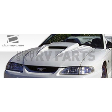 Extreme Dimensions Hood - Primered Fiberglass Black - 101423