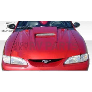 Extreme Dimensions Hood - Primered Fiberglass Black - 101423-1