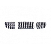 Street Scene Bumper Grille Insert Mesh Satin Silver Aluminum - 95077737