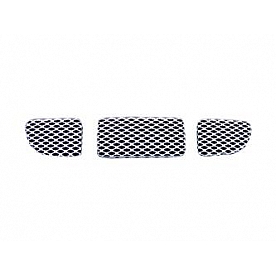 Street Scene Bumper Grille Insert Mesh Satin Silver Aluminum - 95077737