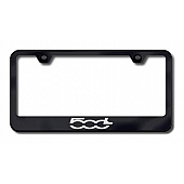 Automotive Gold License Plate Frame - Black Stainless Steel - LFF500LEB