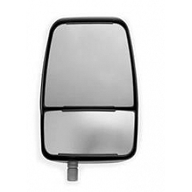 Velvac Exterior Mirror Manual Rectangular White - 714590
