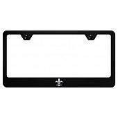 Automotive Gold License Plate Frame - Black Stainless Steel - LFFDLEB