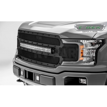 T-Rex Truck Products Grille Insert - Mesh Black Powder Coated Steel - 6315711BR-2