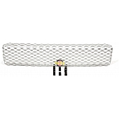 Street Scene Bumper Grille Insert Mesh Satin Silver Aluminum - 95077191