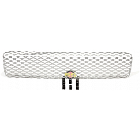 Street Scene Bumper Grille Insert Mesh Satin Silver Aluminum - 95077191