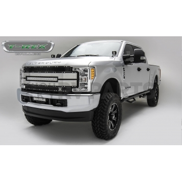 T-Rex Truck Products Grille Insert - Mesh Rectangular Black Aluminum - 6315483