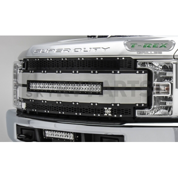 T-Rex Truck Products Grille Insert - Mesh Rectangular Black Aluminum - 6315483-1