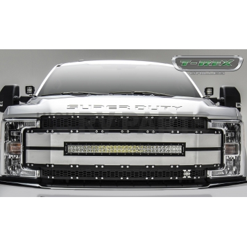T-Rex Truck Products Grille Insert - Mesh Rectangular Black Aluminum - 6315483-3