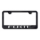 Automotive Gold License Plate Frame - Black Stainless Steel - LFFORTEEB