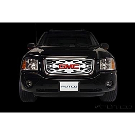 Putco Grille Insert - Polished Stainless Steel Rectangular - 89133