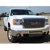 T-Rex Truck Products Bumper Grille Insert Horizontal Bar Polished Silver Billet Aluminum - 25206