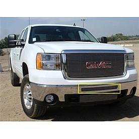 T-Rex Truck Products Bumper Grille Insert Horizontal Bar Polished Silver Billet Aluminum - 25206