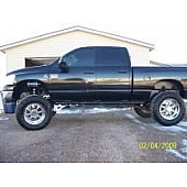 N-Fab Nerf Bar - Truck Wheel to Wheel Black Matte Textured Powder Coated Steel Round - D0289QCTX