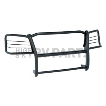 Black Horse Offroad Grille Guard 1-1/2 Inch Black Semi-Gloss Powder Coated Steel - 17KI01MA