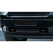 T-Rex Truck Products Bumper Grille Insert Horizontal Bar Powder Coated Black Billet Aluminum - 25209B