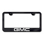 Automotive Gold License Plate Frame - Black Stainless Steel - LFGMCEB