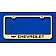Automotive Gold License Plate Frame - Gold Stainless Steel - LFCHVEG