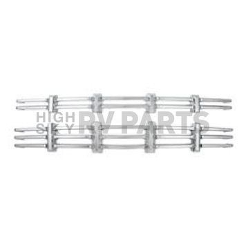 Coast To Coast Grille Insert - Chrome Plated ABS Plastic - GI468