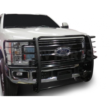 Black Horse Offroad Grille Guard 1-1/2 Inch Black Powder Coated Steel - 17FB28MA-1