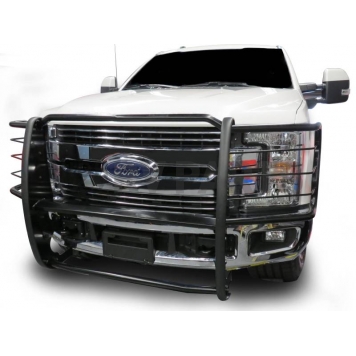 Black Horse Offroad Grille Guard 1-1/2 Inch Black Powder Coated Steel - 17FB28MA-2