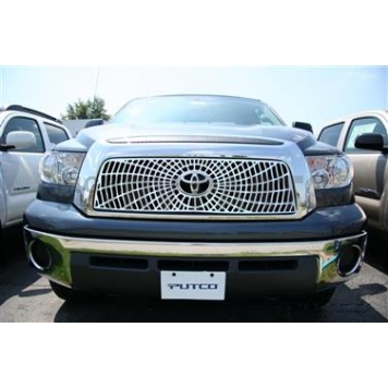Putco Grille Insert - Polished Aluminum Rectangular - 303192
