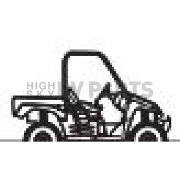 Classic Accessories ATV/ UTV Cab Enclosure  Black ProtekX6 Extreme Fabric - 1802001040-1