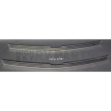Street Scene Grille Insert - Horizontal Bar Aluminum Polished - 95080120-1