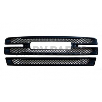 Coast To Coast Grille Insert - Black Gloss ABS Plastic - GI496BLK