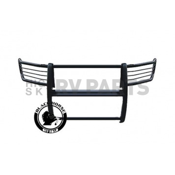 Black Horse Offroad Grille Guard 1-1/2 Inch Black Powder Coated Steel - 7A093904MA