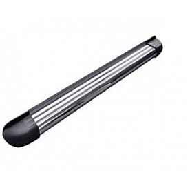 Romik USA Running Board Polished Steel Stationary - 32341418