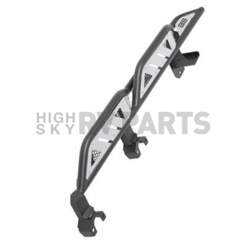 Smittybilt Nerf Bar 1-1/2 Inch Black Powder Coated Steel - 76734-1