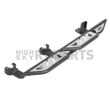 Smittybilt Nerf Bar 1-1/2 Inch Black Powder Coated Steel - 76734-2