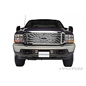 Putco Grille Insert - Polished Aluminum Rectangular - 303405