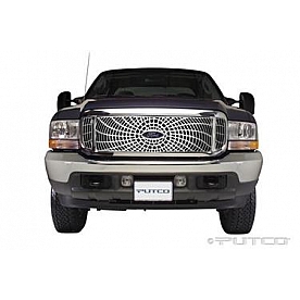 Putco Grille Insert - Polished Aluminum Rectangular - 303405