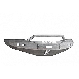 Road Armor Bumper Stealth Pre-Runner 1-Piece Design Steel Natural - 407R4Z