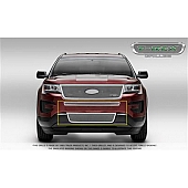 T-Rex Truck Products Bumper Grille Insert Overlay Polished Silver Steel - 55664