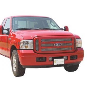 Go Industries Grille Insert - Polished Aluminum Rectangular - 85031