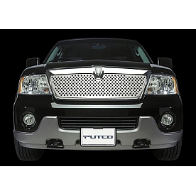 Putco Grille Insert - Polished Stainless Steel Rectangular - 64127