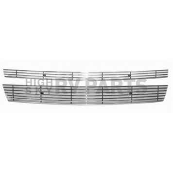 Street Scene Grille Insert - Horizontal Bar Aluminum Polished - 95080147