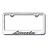 Automotive Gold License Plate Frame - Gold Stainless Steel - LFSLINEG