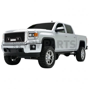 Paramount Automotive Grille Insert - Black Textured Powder Coated Stainless Steel Wire Mesh - 460955-2