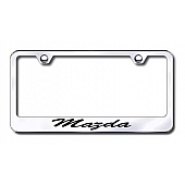 Automotive Gold License Plate Frame - Gold Stainless Steel - LFSMAZEG