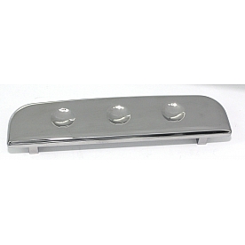 All Sales Tailgate Handle - Chrome Plated Aluminum Silver - 909DC