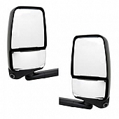 Velvac Exterior Mirror 1 Remote And 1 Manual Rectangular Black - 719445