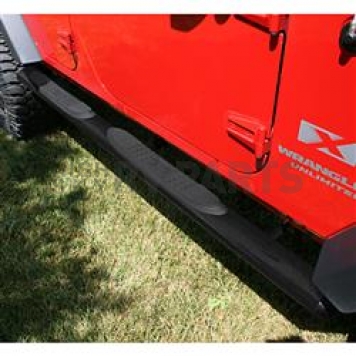 Rugged Ridge Nerf Bar 4-1/4 Inch Black Powder Coated Steel - 1159108