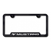 Automotive Gold License Plate Frame - Black Stainless Steel - GFMUSEB